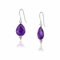 Amethyst Hanging earring model E6-041