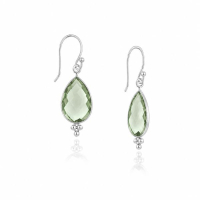 Prasiolite Hanging earring model E6-041