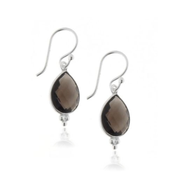 Smoky Quartz Hanging earring model E6-041