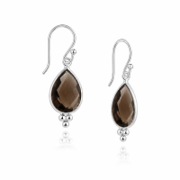 Smoky Quartz Hanging earring model E6-041