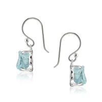 Aquamarine Hanging Earrings model E6-046