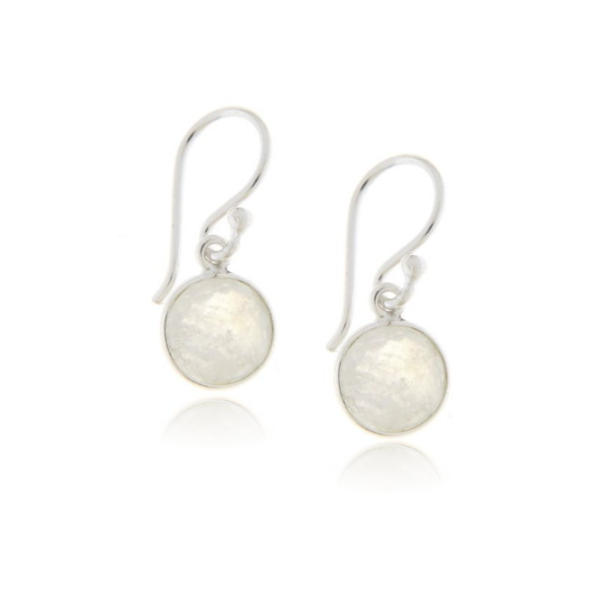 Regenboog Maansteen Oorhangers model E6-047