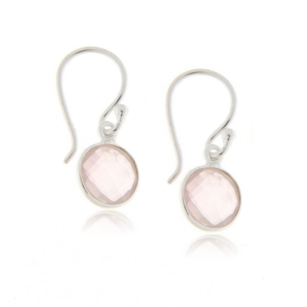 Rozenkwarts Oorhangers model E6-047