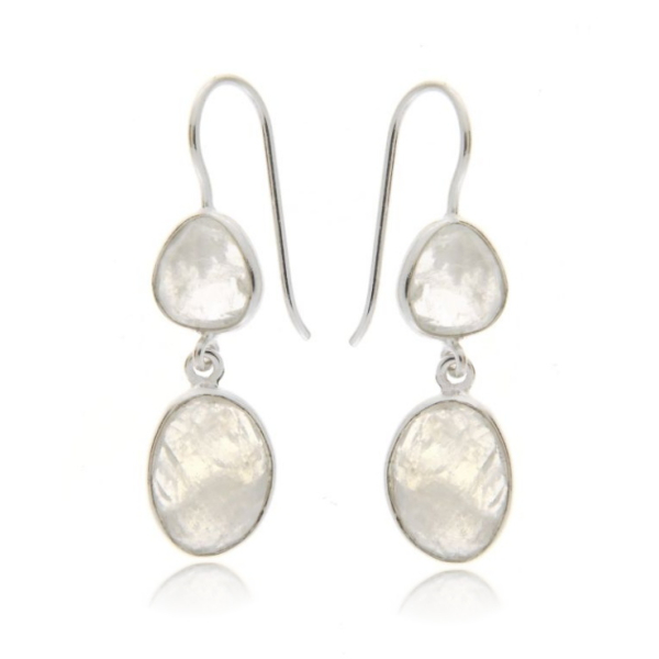 Regenboog Maansteen Oorhanger model E6-050