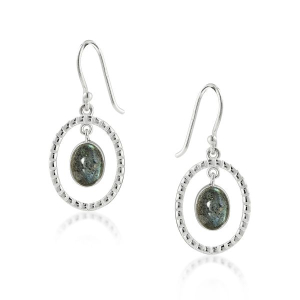 Labradorite Hanging earring model E6-054
