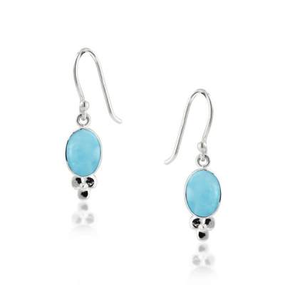 Larimar Hanging earring model E6-055