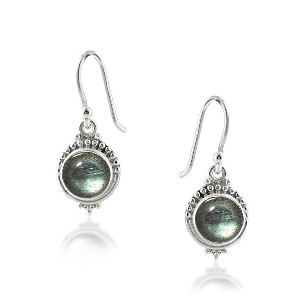 Labradorite Hanging earring model E6-056