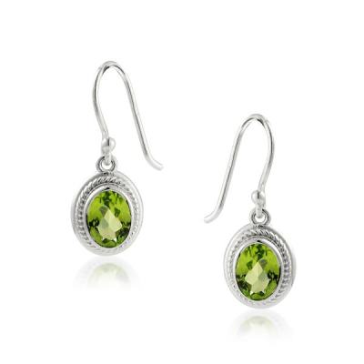 Peridot Hanging earring model E6-057