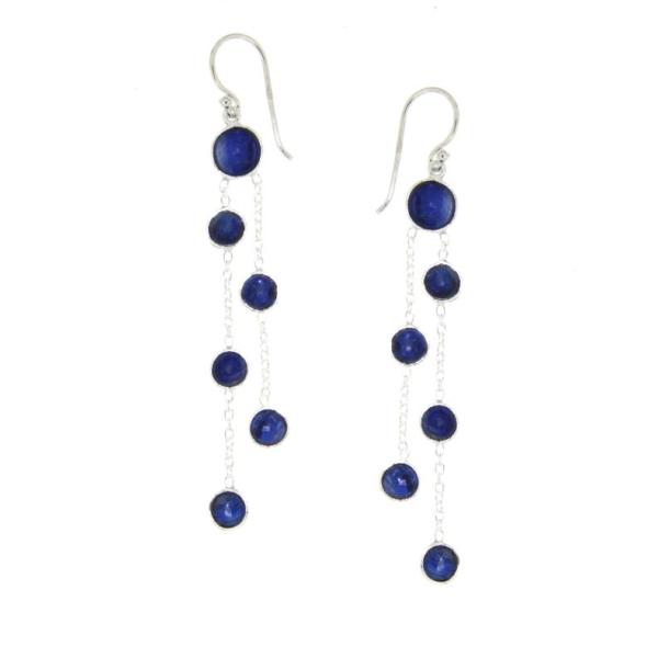 Kyanite Hanging earring model E6-059