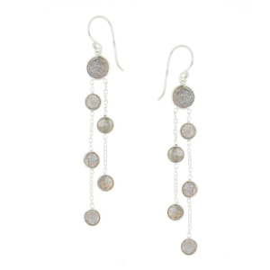 Labradorite Hanging earring model E6-059 Labradorite Hanging earring model E6-059