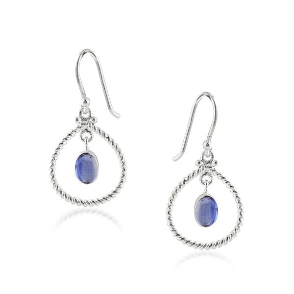 Kyanite Hanging earring model E6-060