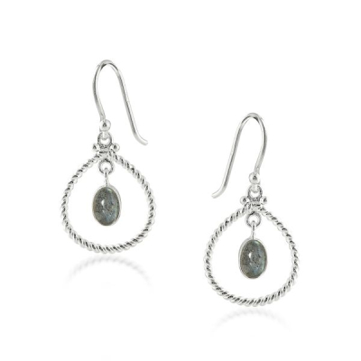 Labradorite Hanging earring model E6-060