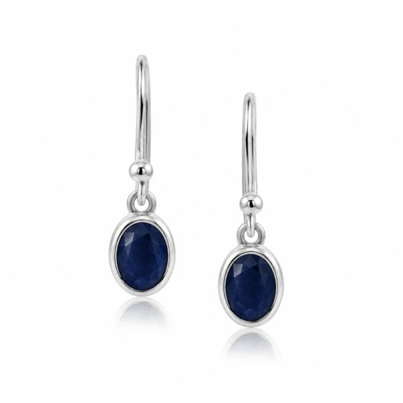 Blue Sapphire Hanging earring model E7-019