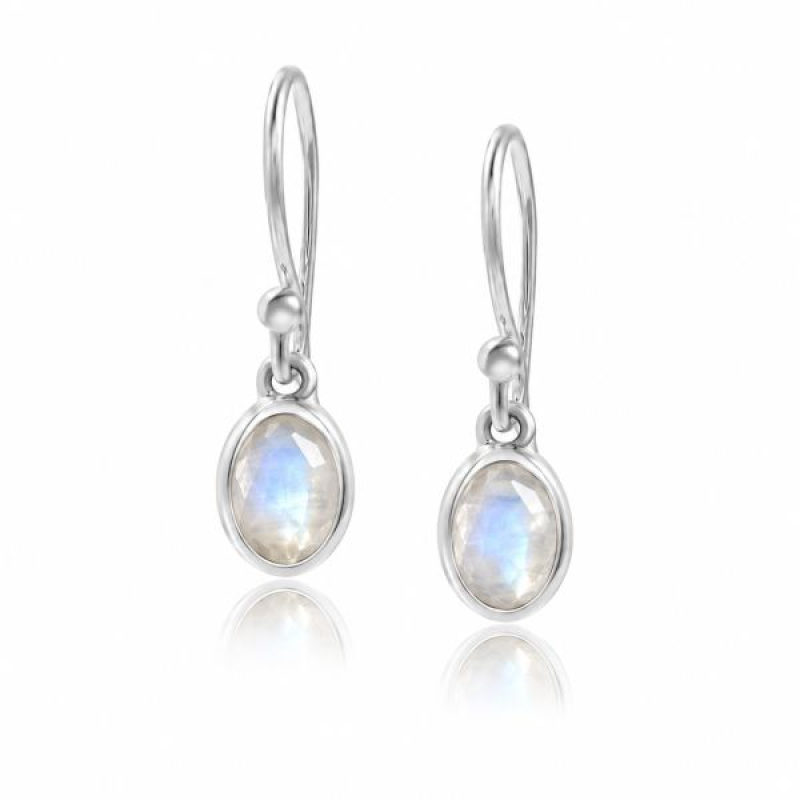 Rainbow Moonstone Hanging earring model E7-019