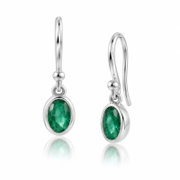 Emerald Hanging earring model E7-019
