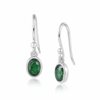 Emerald Hanging earring model E7-019
