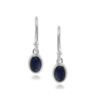 Blue Sapphire Hanging earring model E7-019