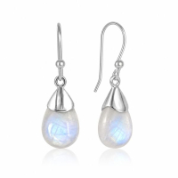 Rainbow Moonstone Hanging earring model E9-101-0020