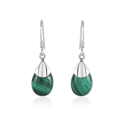 Malachite Hanging earring model E9-101