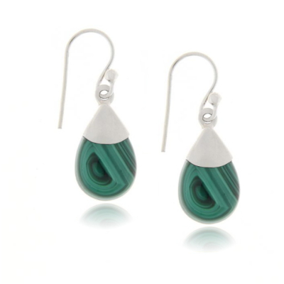 Malachite Hanging earring model E9-101