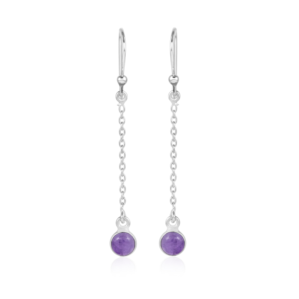 Amethist Oorhangers model E9-111