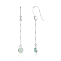 Chalcedony aqua Earring model E9-111