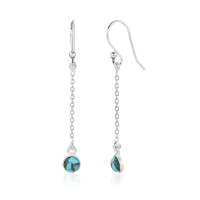 Copper Turquoise Earring model E9-111