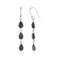Labradorite Hanging earring model E9-113