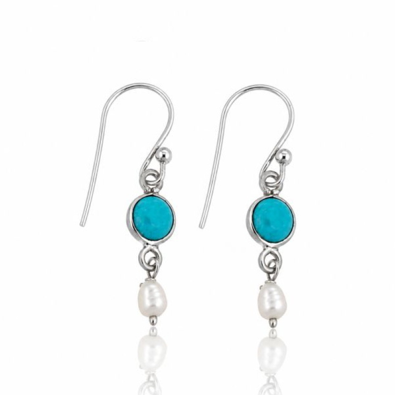 Turquoise Hanging earring model E9-114