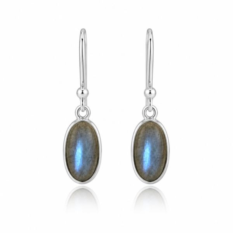 Labradorite Hanging earring model E9-117