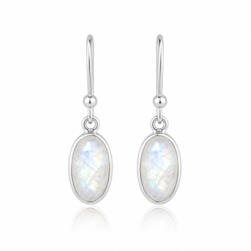 Rainbow Moonstone Hanging earring model E9-117