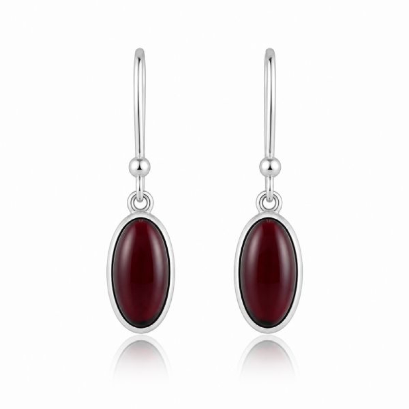Garnet Hanging earring model E9-117