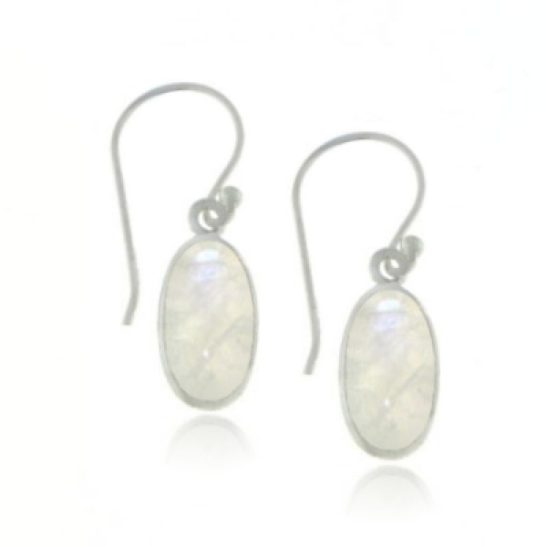 Regenboog Maansteen Oorhanger model  E9-117