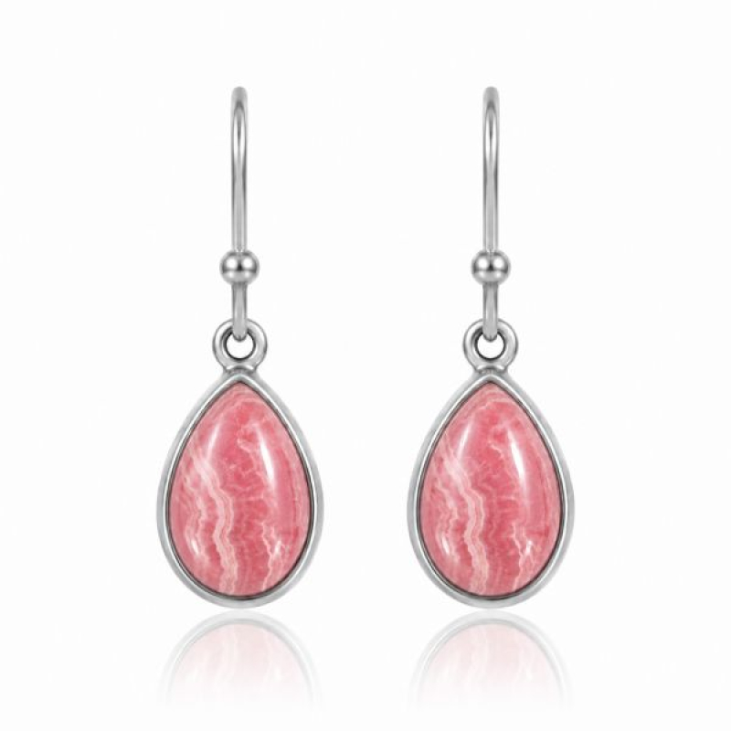 Rhodochrosiet Oorhangers model E9-118