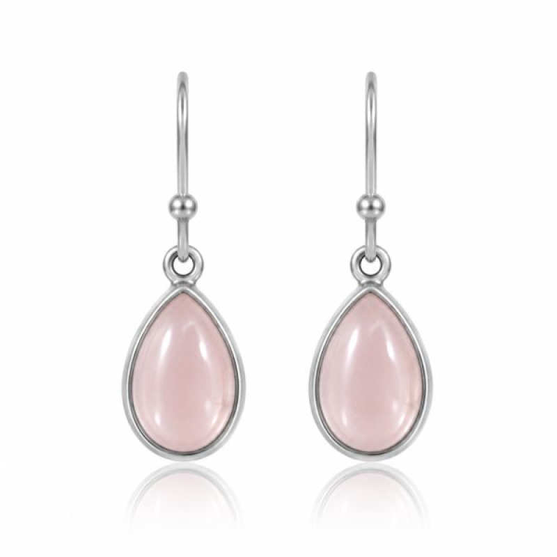 Rozenkwarts Oorhangers model E9-118