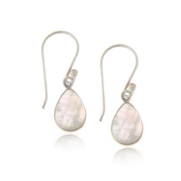 Regenboog Maansteen Oorhangers model E9-118