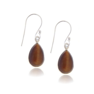 Tiger's eye Hanging earring model E9-118 Tiger's eye Hanging earring model E9-118