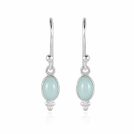 Chalcedoon Aqua Oorhanger model E9-121