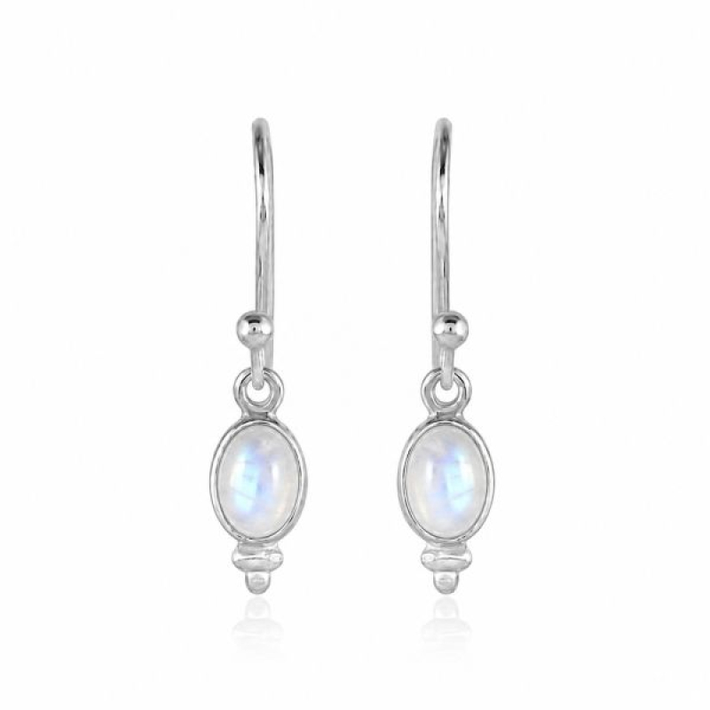 Rainbow Moonstone Hanging earring model E9-121