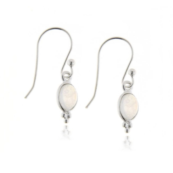 Regenboog Maansteen Oorhanger model E9-121