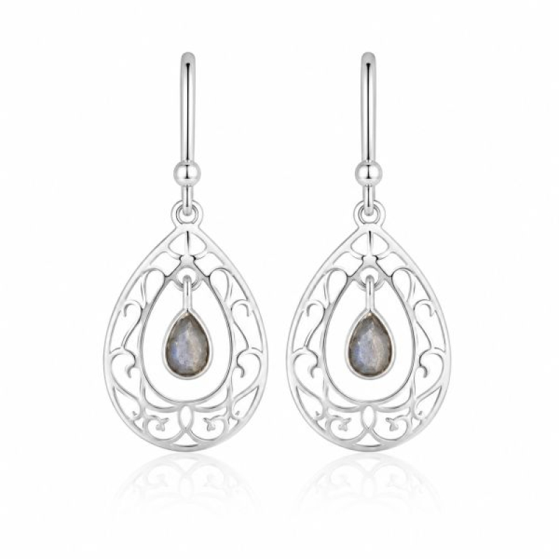 Labradorite Hanging earring model E9-123