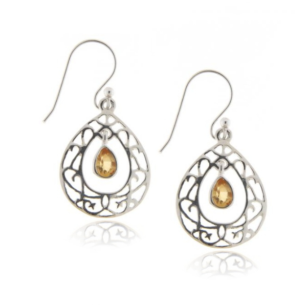 Citrine Hanging earring model E9-123