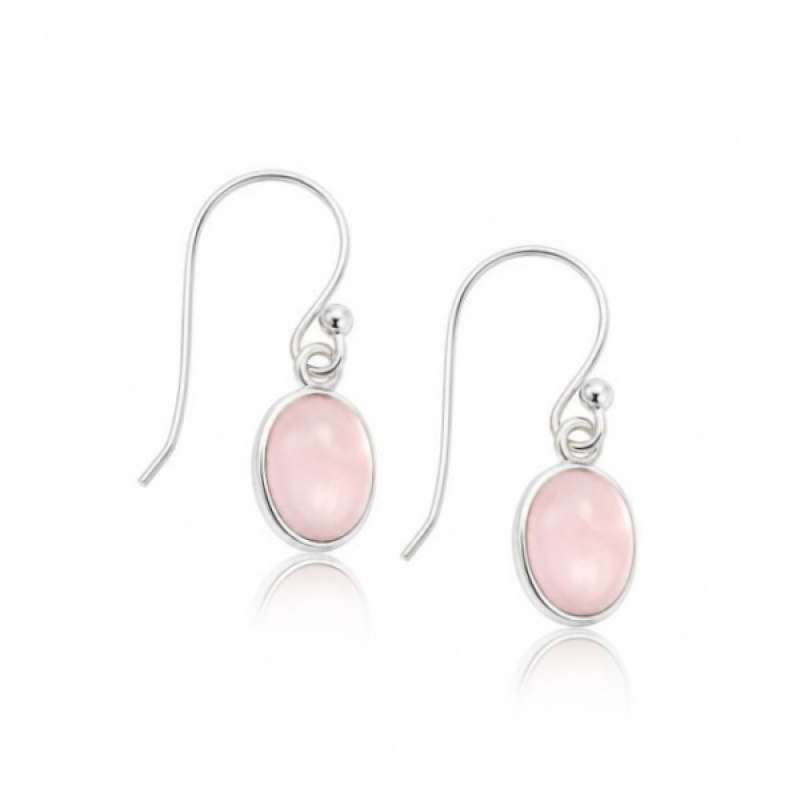Roze Quarts Hanging earring model E9-124