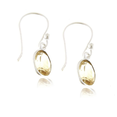 Citrine Hanging earring model E9-124