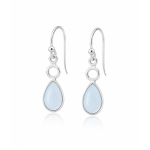 Chalcedoon Aqua Oorhanger model E9-125