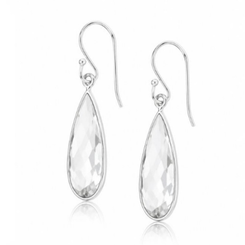 Rock Crystal Hanging earring model E9-127