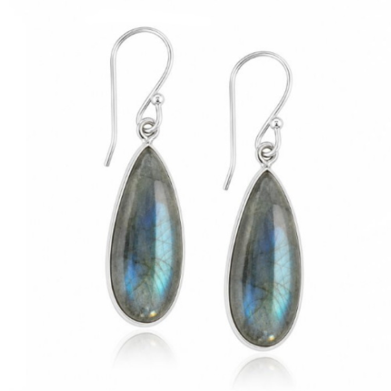 Labradorite Hanging earring model E9-127