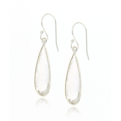 Rock Crystal Hanging earring model E9-127