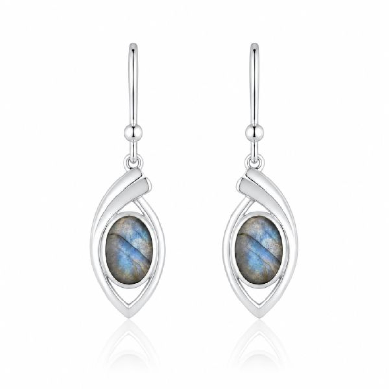 Labradorite Hanging earring model E9-128
