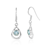 Blue Topaz Hanging earring model E9-131